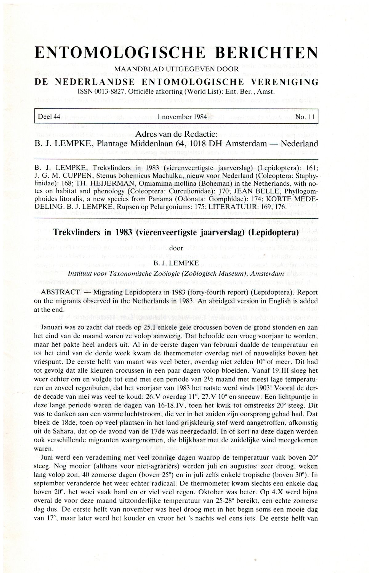 Natuurtijdschriften Interessante Resultaten Bij Het Opkweken Van Een